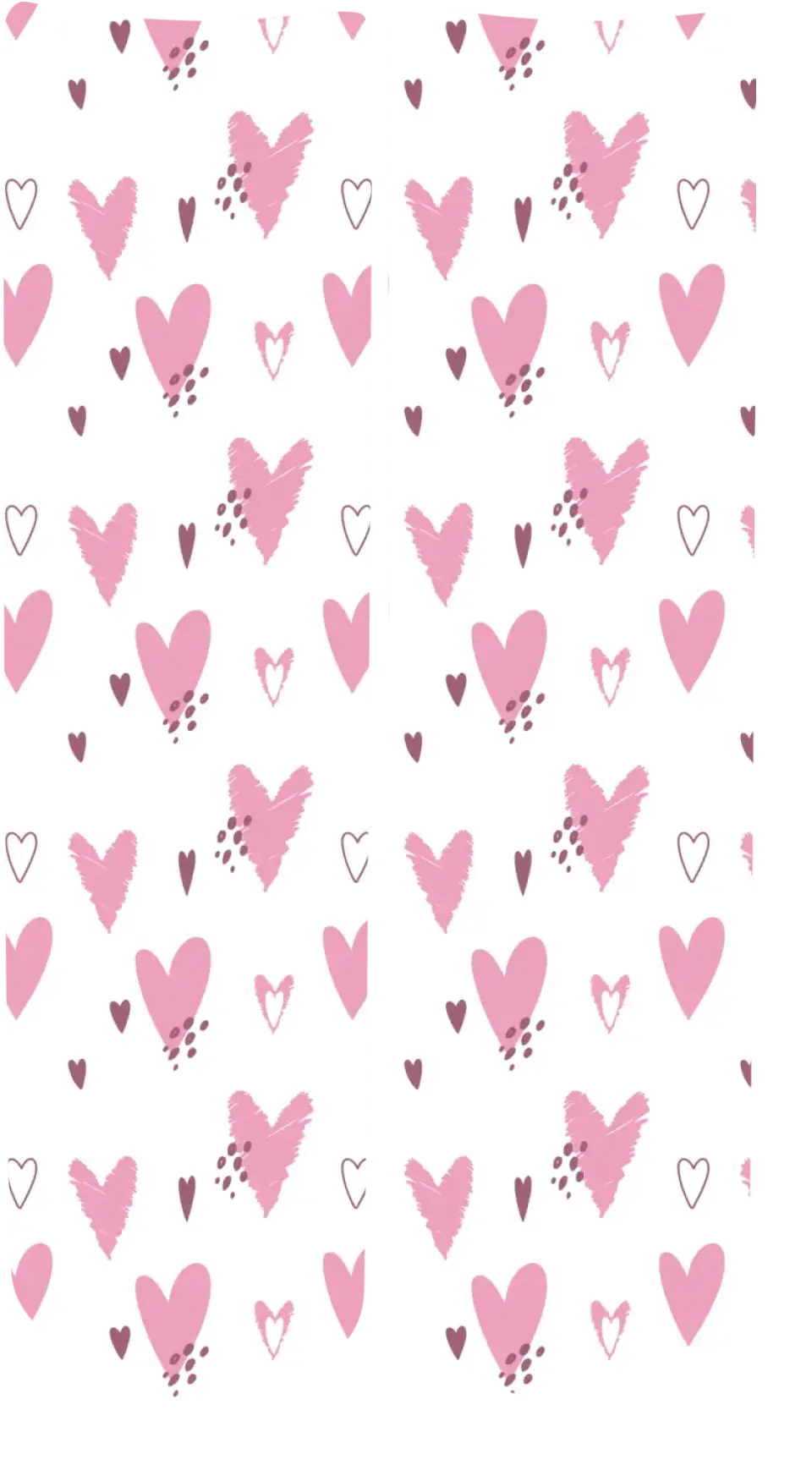 Personalised Valentine Face Socks - V08 Hearts_White P