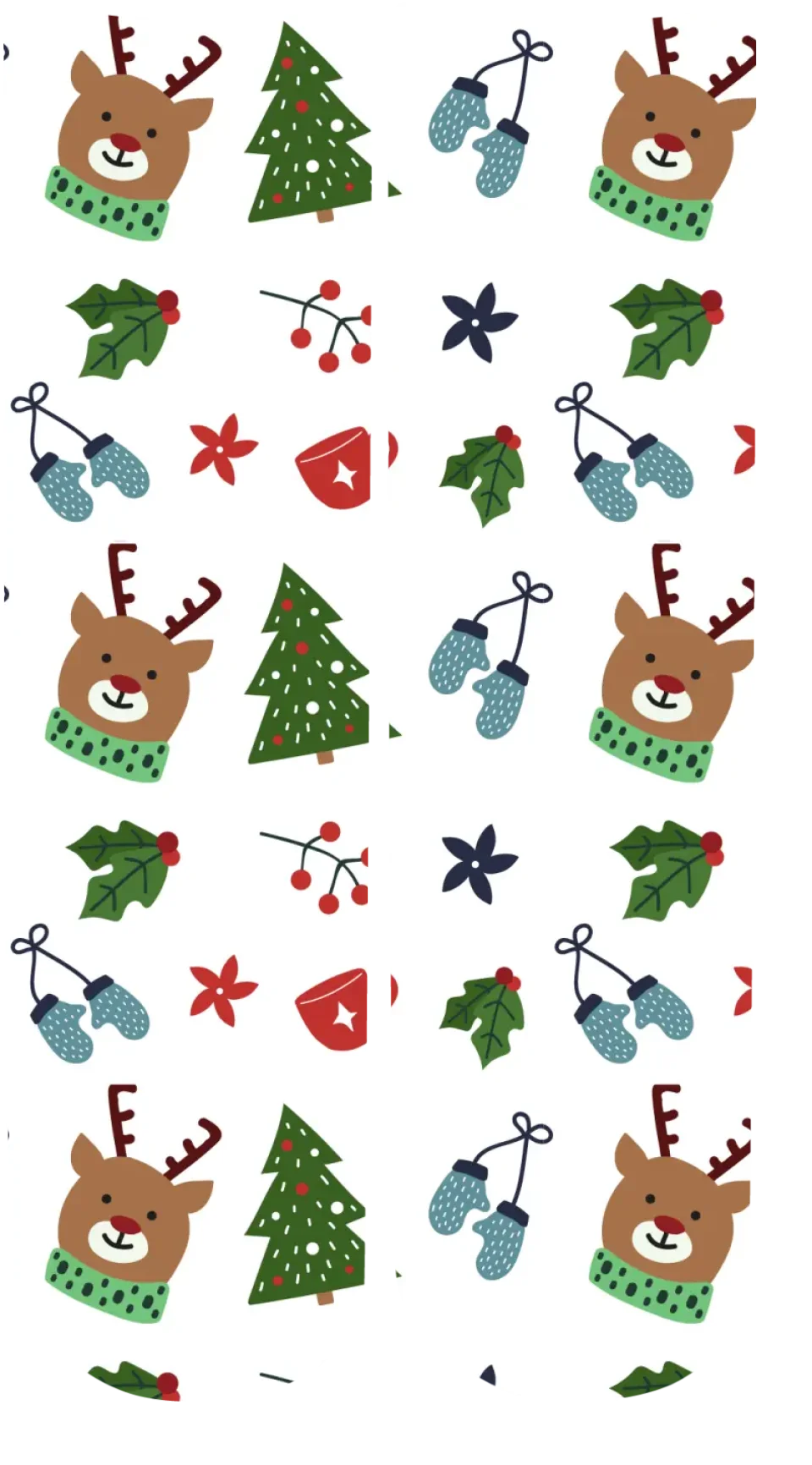 Personalised Christmas Face Socks - Festive (White_563PT)