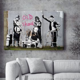 Old Skool Banksy Canvas
