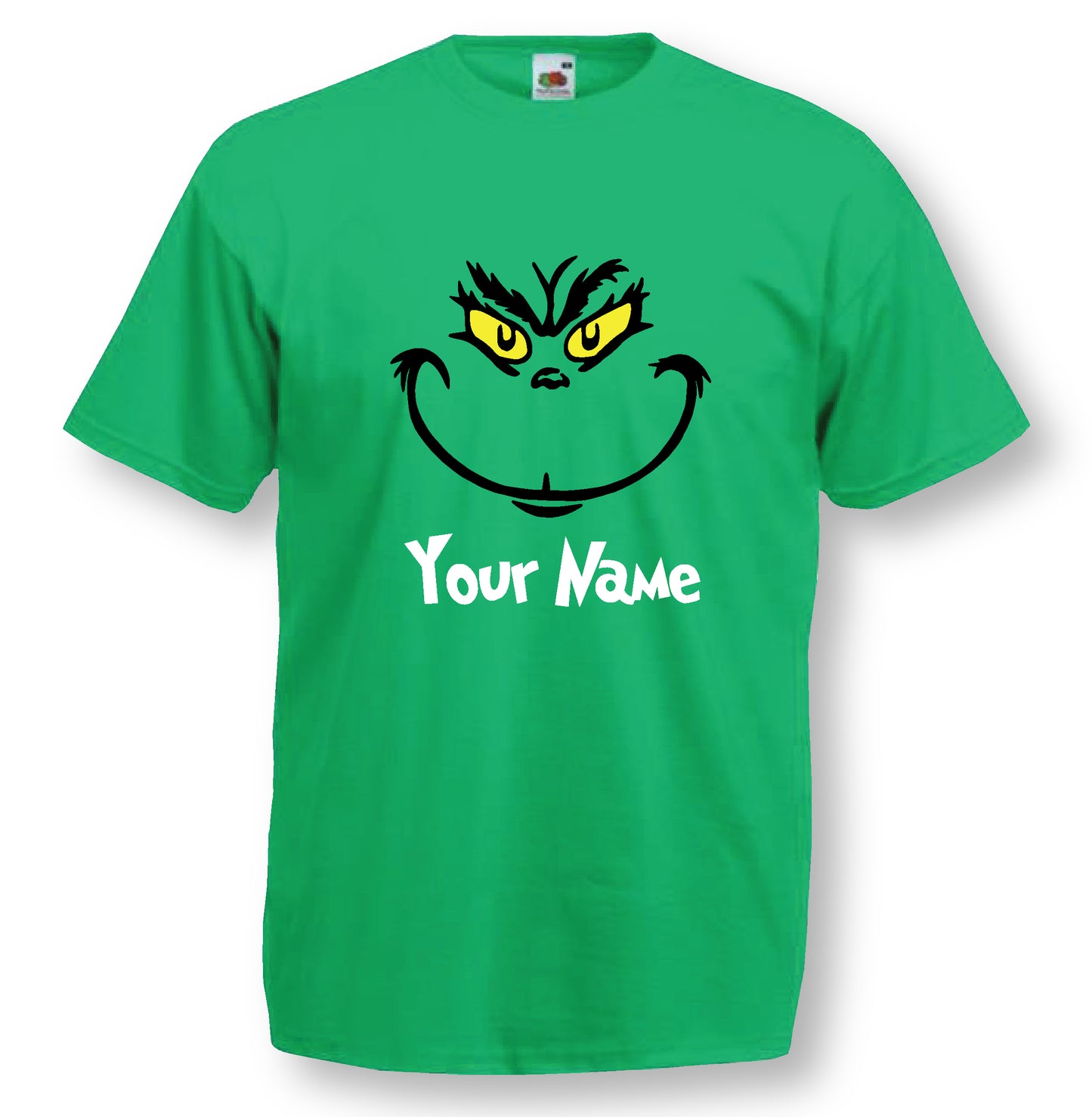 Personalised Name Christmas T-Shirt - Grinch Inspired