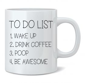 Poo To Do List Mug